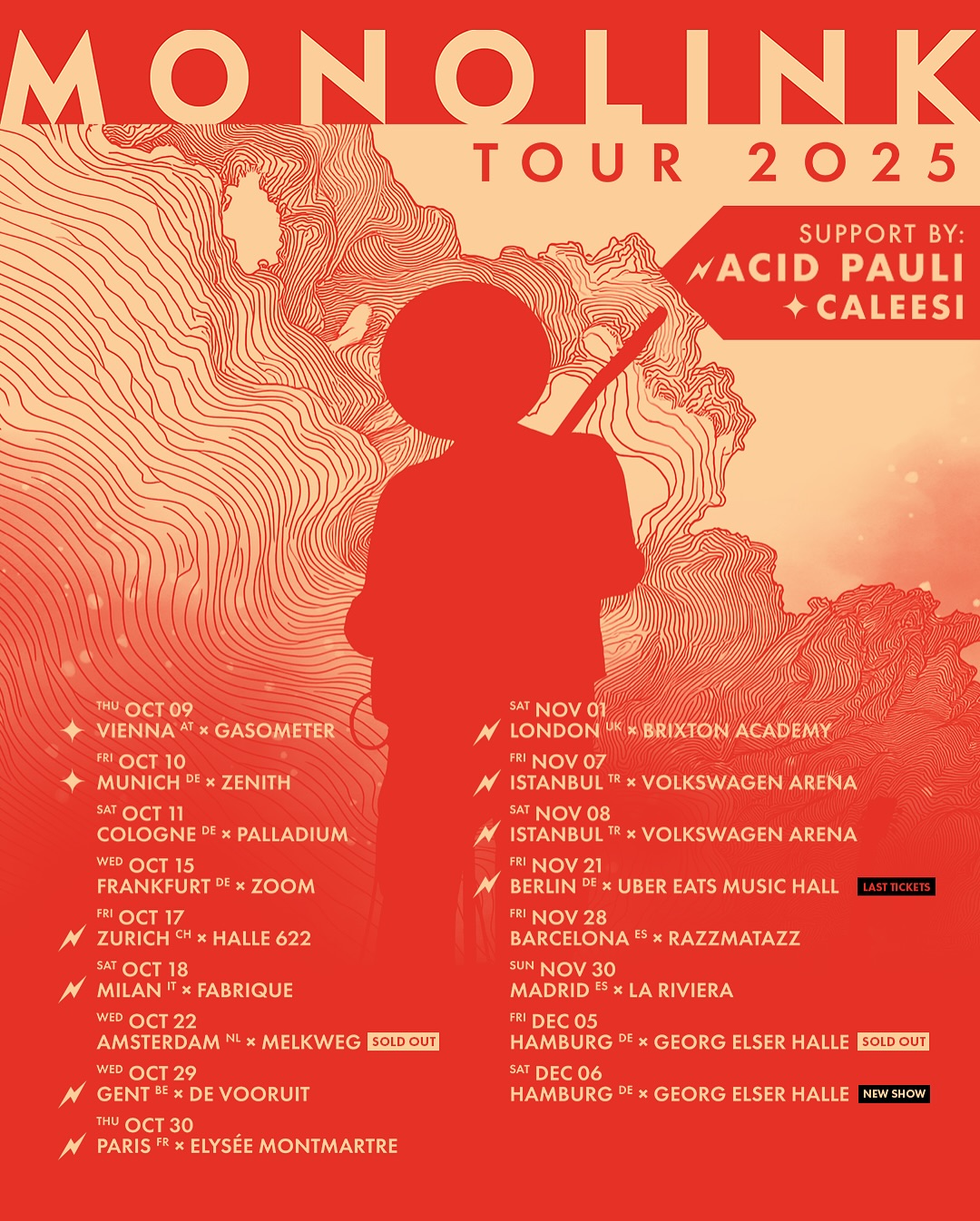 Monolink The Beauty Of It All Tour Poster 2025-2026